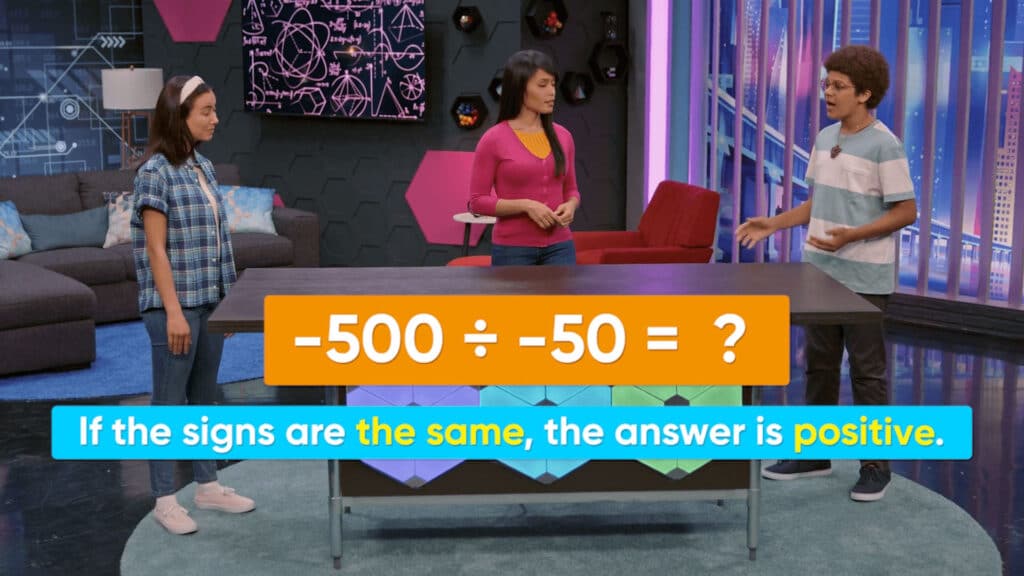 Multiply & Divide with Negative Numbers