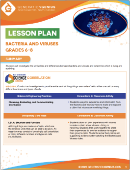 Bacteria & Viruses Lesson Plan