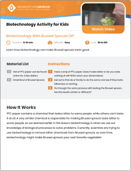 Biotechnology DIY Activity