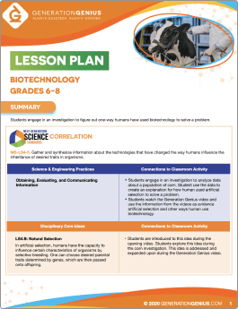 Biotechnology Lesson Plan