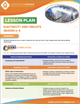 Electricity & Circuits Lesson Plan