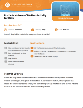 Particle Nature of Matter DIY Activity