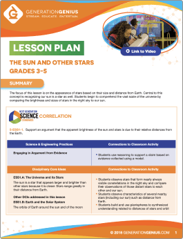 Sun and Other Stars Lesson Plan