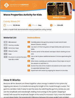 Wave Properties DIY Activity