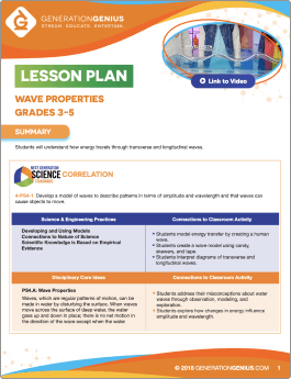 Wave Properties Lesson Plan