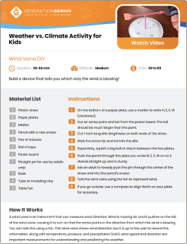 Weather vs. Climate DIY Activity