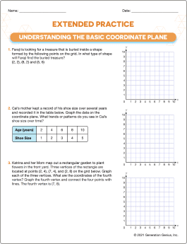 Understanding the Basic Coordinate Plane Word Problems