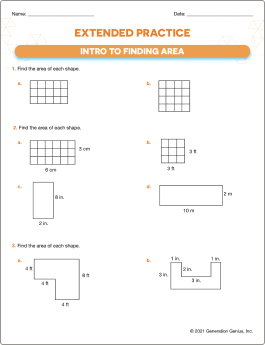 Intro to Finding Area Word Problems