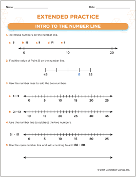 Intro to the Number Line Word Problems