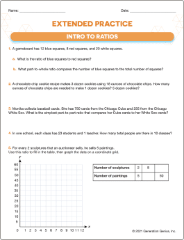 Intro to Ratios Word Problems